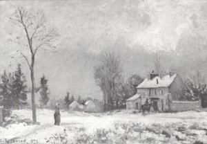 ベルサイユからルーベシエンヌのサンジェルマンまでのルート 作： Camille Jacob Pissarro